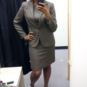 Beautiful Brown & Cream 2 piece Dress set